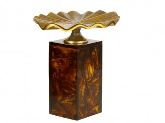 AK.JB0127 AMBER KADEL YAPRAK 18*18*22 CM